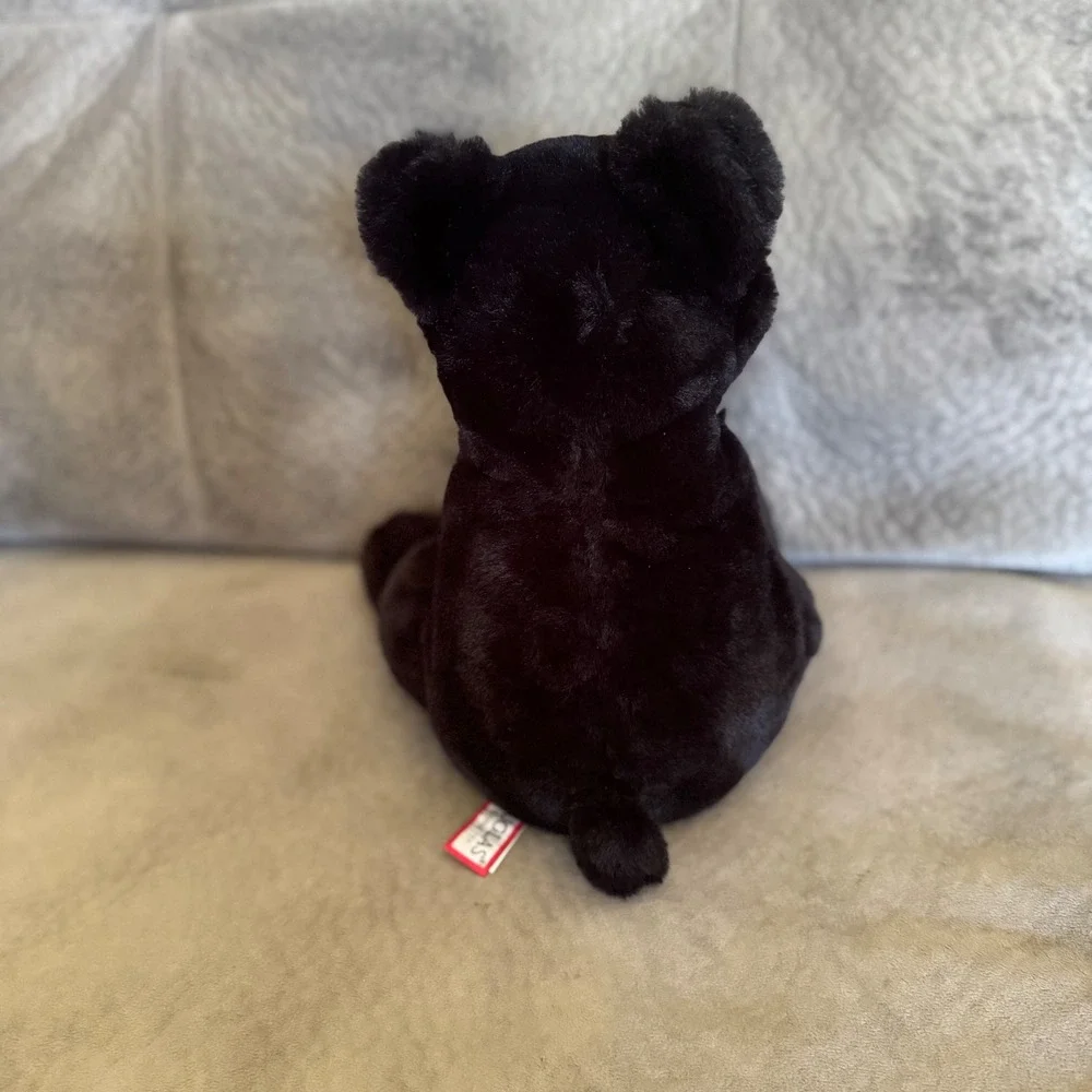 Douglas Black Bear Plush The Cuddle Toy Seated Stuffed Animal 9